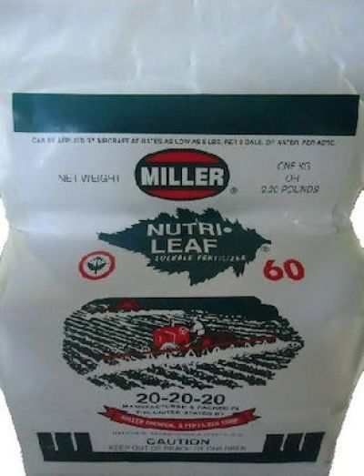Κρυσταλλικό Λίπασμα Miller Nutrileaf  20 20 20 -1kg