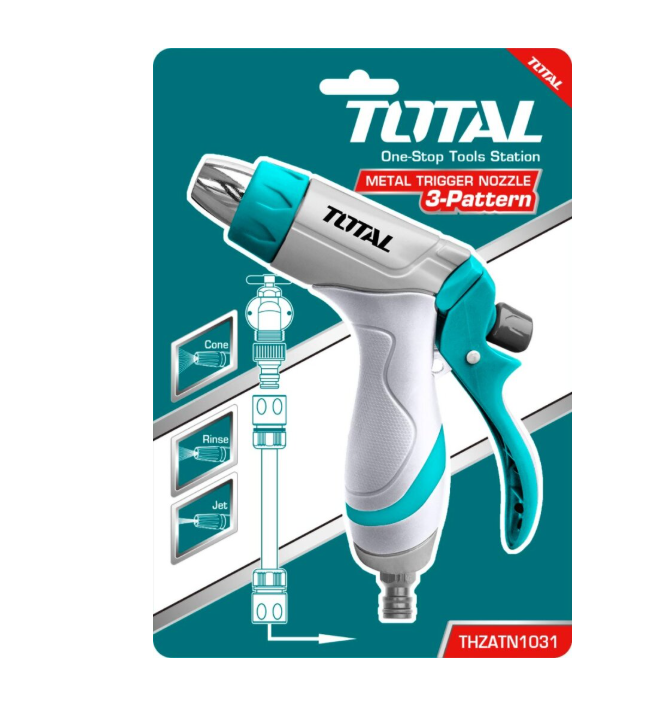 Πιστόλι νερού με ρυθμιζόμενο μεταλλικό ακροφύσιο