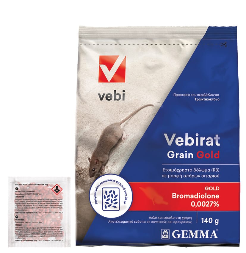 Ποντικοφάρμακο σε μορφή Σπόρων Σιταριού-Vebirat Grain Gold