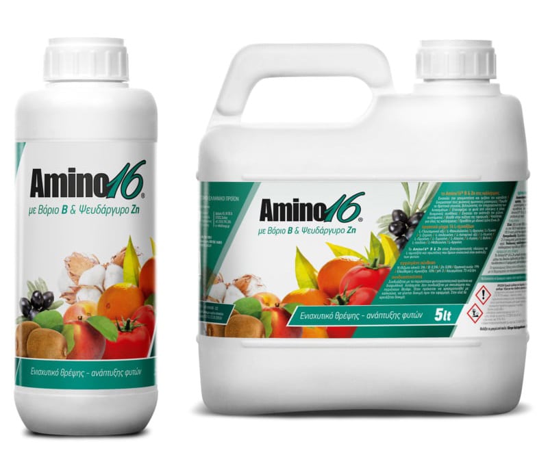 Υγρό Λίπασμα Amino 16 με Βόριο και Ψευδάργυρο