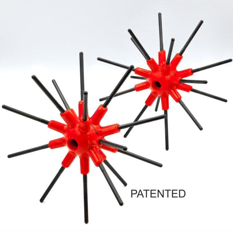 Ελαστικά ημισφαίρια CARBON SET (4τεμ.)