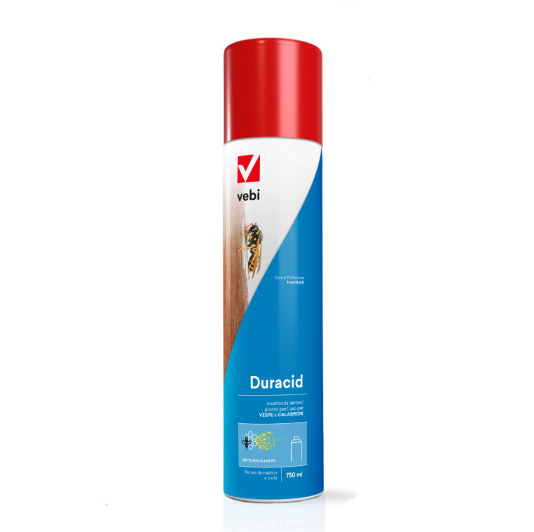 Εντομοκτόνο Duracid Spray 750 ml για Κατσαρίδες/ Σφήκες/ Μυρμήγκια/ Ψύλλους/ Κοριούς