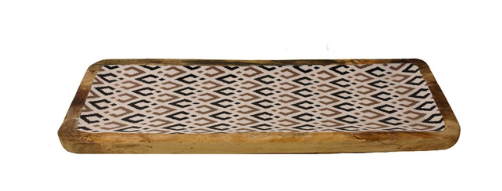 Πιατέλα mango patch μαύρο 50Χ20Χ2 