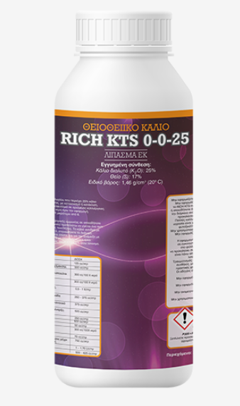 Yγρό λίπασμα καλίου Rich KTS 0-0-25 20Lt