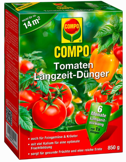 Κοκκώδες λίπασμα για τομάτες & λαχανικά COMPO 850gr