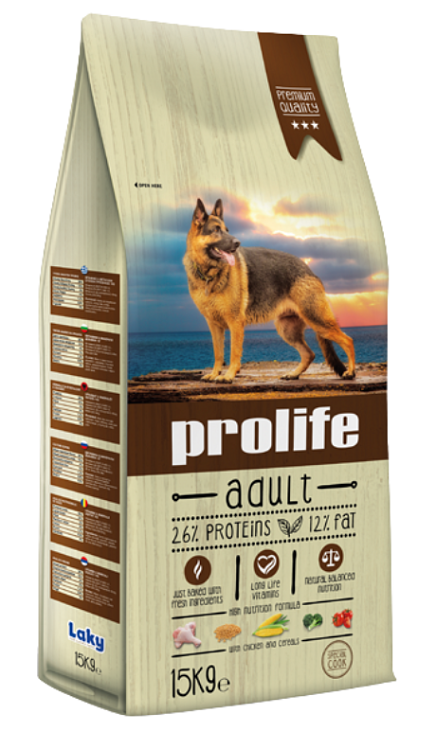 Σκυλοτροφή PROLIFE ADULT 15KG