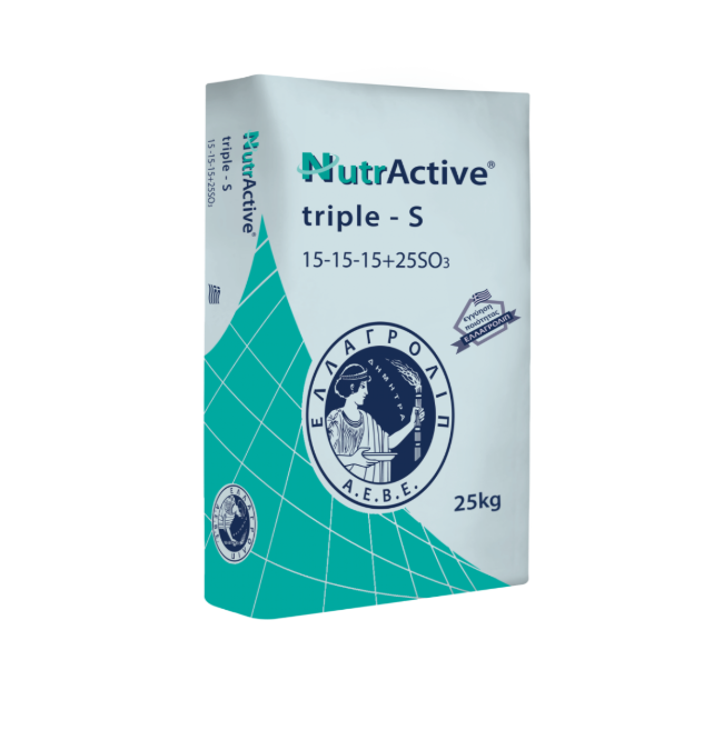 Λίπασμα NutrActive 15-15-15+25 SO3 TripleS 25kg