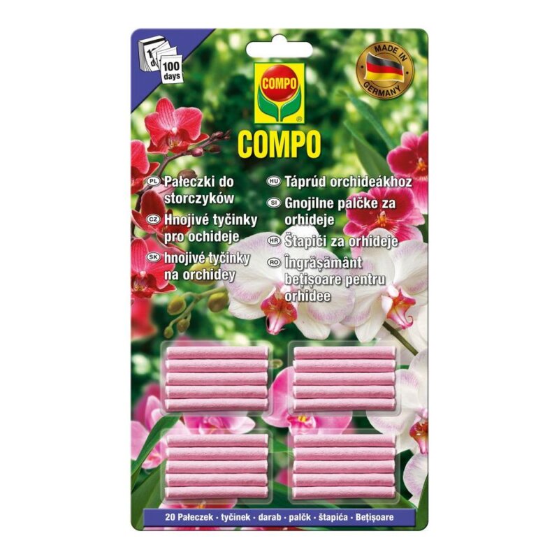 COMPO Sticks για Ορχιδέες εμπλουτισμένα με φυσικό Guano.