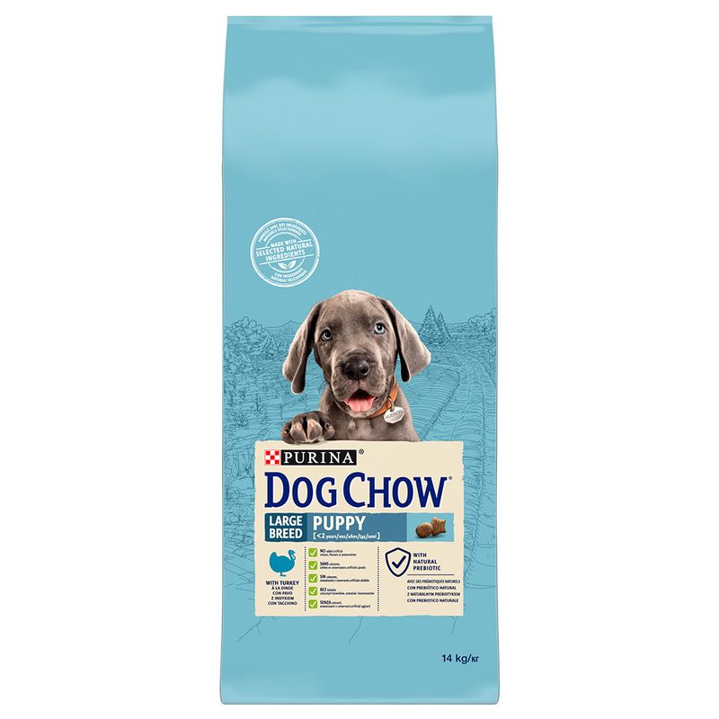 PURINA Dog Chow Puppy Large Breed Γαλοπούλα 14Kg-0