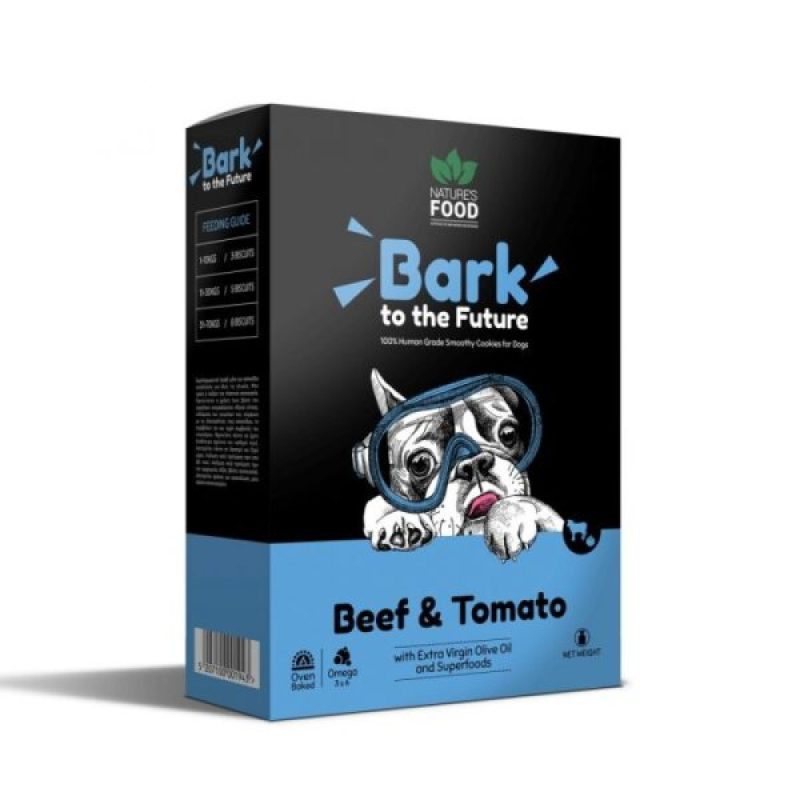 Nature's Food Μπισκότα για σκύλους Bark to the Future Beef & Tomato 200gr-0