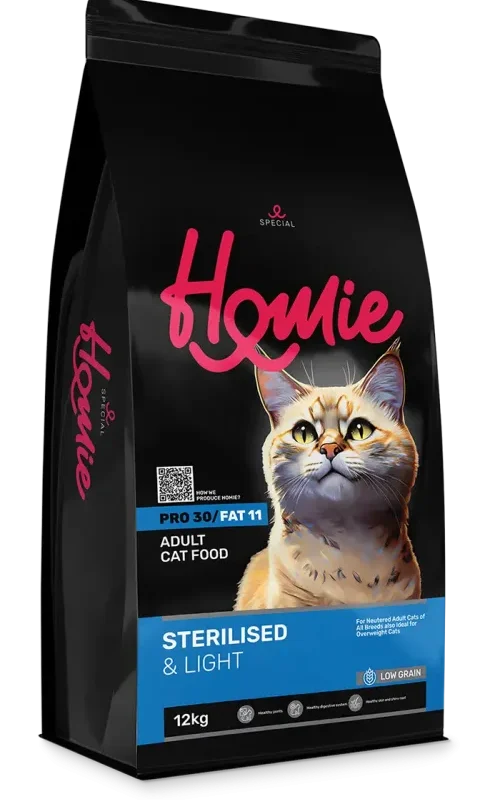 Homie Super Premium Cat Adult Sterilised Chicken Low Grain 4KG