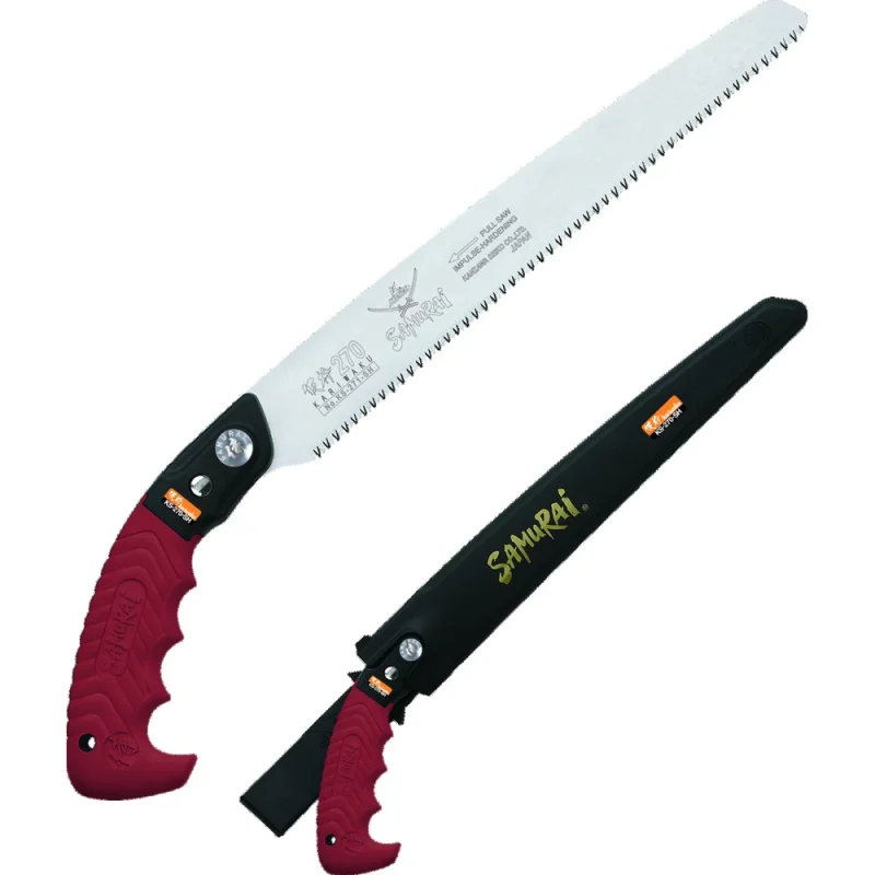 Χειροπρίονο Samurai με Ευθεία Λάμα 240mm Λεπτής Οδόντωσης με Θήκη Samurai
