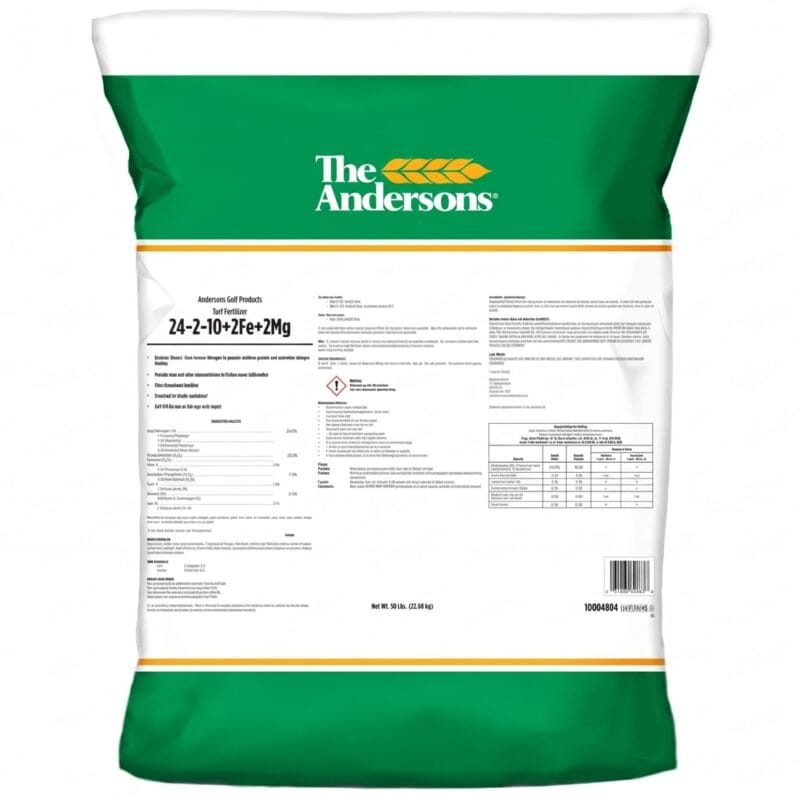 Andersons Λίπασμα για Χλοοτάπητες 24-2-10+2Fe+2Mg 50% MUtechTM 25kg